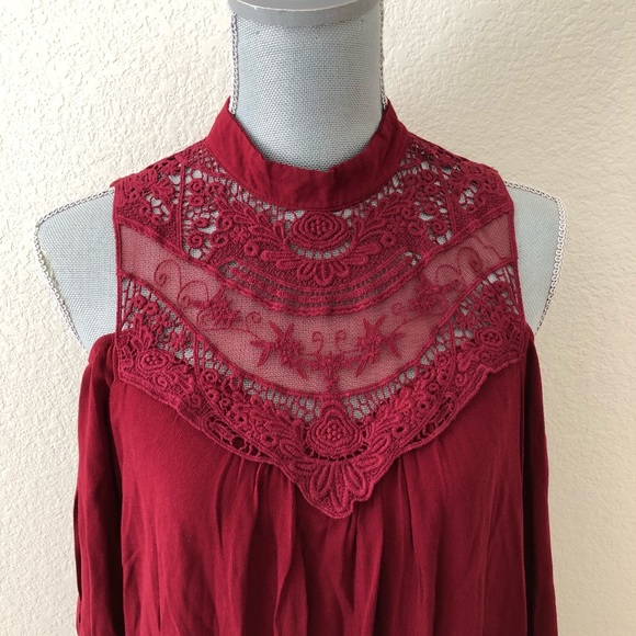 A.U.W. Elbow Cold Shoulder Dress - Picture 4 of 4